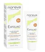 Noreva Exfoliac Матирующая солнцезащитная эмульсия SPF50+, эмульсия, 40 мл, 1 шт. фото