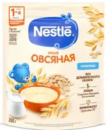 Nestle Каша молочная овсяная, каша детская молочная, 200 г, 1 шт. фото