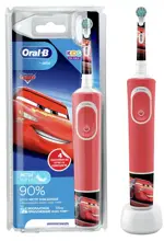 Oral-b Vitality kids D100.413.2K Электрическая зубная щетка детская, щетка зубная, 1 шт, с зарядным устройством (тип 3757), Тачки фото 