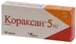 Кораксан, 5 мг, таблетки, покрытые пленочной оболочкой, 56 шт. фото