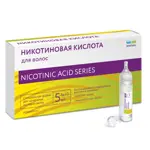 Никотиновая кислота для волос, раствор для местного применения, 5 мл, 10 шт. фото