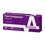 Пантопразол-Акрихин, 40 мг, таблетки, покрытые кишечнорастворимой пленочной оболочкой, 30 шт. фото 4