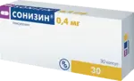 Сонизин, 0.4 мг, капсулы с модифицированным высвобождением, 30 шт. фото