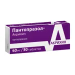 Пантопразол-Акрихин, 40 мг, таблетки, покрытые кишечнорастворимой пленочной оболочкой, 30 шт. фото 3