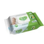 Aura Ultra Comfort салфетки влажные детские с алоэ и витамином Е, салфетки влажные, 120 шт, пластиковый клапан фото