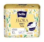 Bella Flora, прокладки женские гигиенические, 10 шт, тюльпан, 4 капли фото 