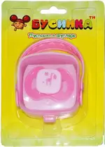 Бусинка Пустышка силиконовая с прикусом, 6-18 месяцев, 1 шт, цветная, арт. 424 фото