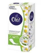 Ola! Daily Deo прокладки ежедневные Ромашка, прокладки гигиенические, 20 шт, ароматизированные фото