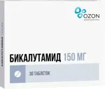 Бикалутамид, 150 мг, таблетки, покрытые пленочной оболочкой, 30 шт. фото 