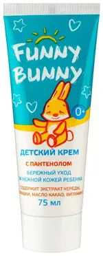 Funny Bunny Крем для детей, крем, 75 мл, 1 шт, с пантенолом фото