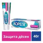 Корега Защита десен, крем для фиксации зубных протезов, 40 г, 1 шт. Корега Защита десен, крем для фиксации зубных протезов, 40 г, 1 шт. фото 3