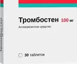 Тромбостен, 100 мг, таблетки, покрытые кишечнорастворимой пленочной оболочкой, 30 шт. фото 