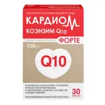 КардиоМ Коэнзим Q10 Форте, 100 мг, капсулы, 30 шт. КардиоМ Коэнзим Q10 Форте, 100 мг, капсулы, 30 шт. фото 1