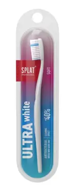 Splat Professional Ultra White Soft Зубная щетка, щетка зубная, 1 шт, мягкая фото