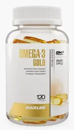 Maxler Омега-3 Голд, капсулы, 120 шт. фото 1