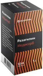 Разагилин Медисорб, 1 мг, таблетки, 30 шт. фото