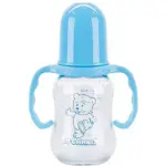 Бусинка Бутылочка с ручками с силиконовой соской, 125 мл, 1 шт, цвет в ассортименте, арт. 1903 фото