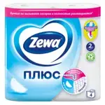 Zewa plus Туалетная бумага двухслойная, 4 шт. Zewa plus Туалетная бумага двухслойная, 4 шт. фото 2