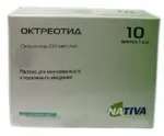 Октреотид, 100 мкг/мл, раствор для внутривенного и подкожного введения, 1 мл, 10 шт. фото 