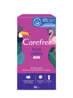 Carefree plus Large Fresh прокладки ежедневные, прокладки ежедневные, 36 шт, с ароматом свежести Carefree plus Large Fresh прокладки ежедневные, прокладки ежедневные, 36 шт, с ароматом свежести фото 1
