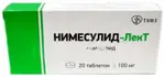 Нимесулид-ЛекТ, 100 мг, таблетки, 20 шт. фото