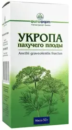 Укропа пахучего плоды, лекарственное растительное сырье, 50 г, 1 шт. фото