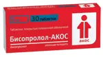 Бисопролол-Акос, 5 мг, таблетки, покрытые пленочной оболочкой, 30 шт. фото