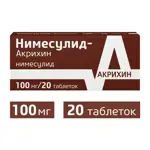 Нимесулид-Акрихин, 100 мг, таблетки, 20 шт. фото 2