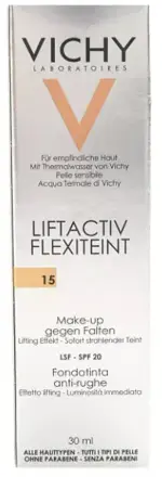 Vichy Liftactiv Flexilift крем тональный тон 15, крем, 30 мл, 1 шт. фото