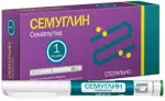 Семуглин, 1 мг/доза, раствор для подкожного введения, 3 мл, 1 шт, в комплекте с иглами 4 шт Семуглин, 1 мг/доза, раствор для подкожного введения, 3 мл, 1 шт, в комплекте с иглами 4 шт фото 2