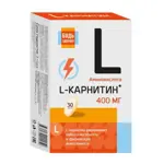 Будь здоров! L-карнитин, 400 мг, таблетки, 30 шт. фото