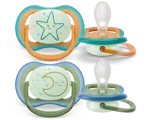 AVENT Ultra Air Пустышка силиконовая ортодонтическая ночная с футляром, 18+ мес, 2 шт, арт. SCF376/23 AVENT Ultra Air Пустышка силиконовая ортодонтическая ночная с футляром, 18+ мес, 2 шт, арт. SCF376/23 фото 2