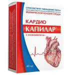 КАРДИО Капилар с коэнзимом Q10, 500 мг, таблетки, 40 шт. КАРДИО Капилар с коэнзимом Q10, 500 мг, таблетки, 40 шт. фото 1