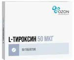 L-Тироксин, 50 мкг, таблетки, 50 шт. фото