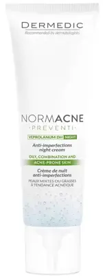 Дермедик Normacne Anti-Imperfections Night Cream, крем, 40 мл, 1 шт, ночной фото