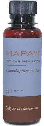 Марал скипидарные ванны концентрат, эмульсия для ванн, 80 г, 1 шт, желтая Марал скипидарные ванны концентрат, эмульсия для ванн, 80 г, 1 шт, желтая фото 2