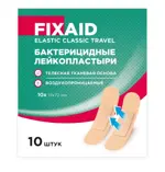 Fixaid Elastic Classic Travel Лейкопластыри бактерицидные, 1.9 см х 7.2 см, лейкопластырь, 20 шт, телесный, тканевая основа фото