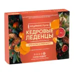 Кедровые леденцы с живицой и прополисом, леденцы, 20 шт, апельсин + грейпфрут фото 1