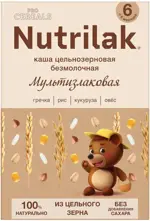 Nutrilak Premium Procereals каша безмолочная мультизлаковая, 6+ мес, каша, 200 г, 1 шт. фото