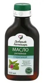 Добрый Аптекарь Масло репейное с крапивой, масло косметическое, 100 мл, 1 шт. фото