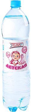 Стэлмас Вода питьевая детская, вода питьевая негазированная, 0.6л, 1 шт. фото