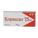 Кораксан, 7.5 мг, таблетки, покрытые пленочной оболочкой, 56 шт. фото