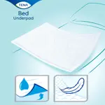 TENA Bed Underpad Normal Пеленки впитывающие (простыни), 60 см x 60 см, 30 шт, 2 капли TENA Bed Underpad Normal Пеленки впитывающие (простыни), 60 см x 60 см, 30 шт, 2 капли фото 4