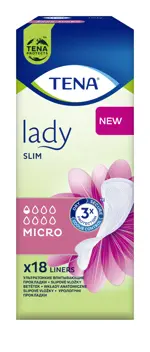 Tena Lady Slim Micro (0,5 капли) Прокладки урологические, прокладки урологические, 18 шт. Tena Lady Slim Micro (0,5 капли) Прокладки урологические, прокладки урологические, 18 шт. фото 2