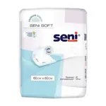 Seni soft Пеленки впитывающие, 60 см x 60 см, 5 шт, 4 капли Seni soft Пеленки впитывающие, 60 см x 60 см, 5 шт, 4 капли фото 1