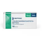 Транексамовая кислота-Вертекс, 250 мг, таблетки, покрытые пленочной оболочкой, 10 шт. фото