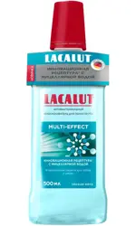 Lacalut Multi-effect, раствор для полоскания полости рта, 500 мл, 1 шт, антибактериальный фото 