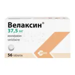 Велаксин, 37.5 мг, таблетки, 56 шт. фото 