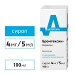 Бромгексин-Акрихин, 4 мг/5 мл, сироп, 100 мл, 1 шт. фото 2