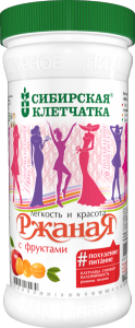 Сибирская клетчатка Ржаная с фруктами, 350 г, 1 шт. фото